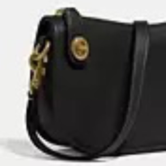 COACH CROSSBODY SWINGER BAG BLACK NWT PERFECT GIFT! - Picture 13 of 16